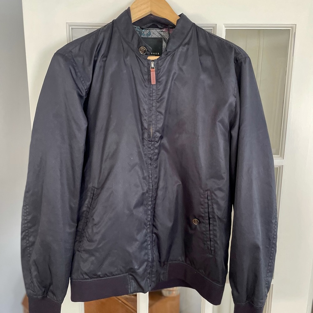 Ted Baker London Nylon Lightweight Bomber Jacket